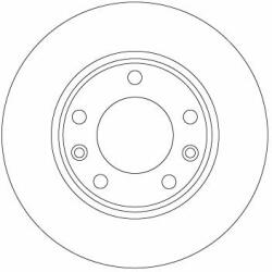 TRW Disc frana TRW DF6910 - centralcar