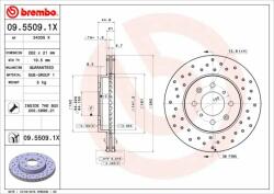 BREMBO Bre-09.5509. 1x