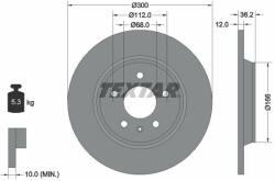 TEXTAR Disc frana TEXTAR 92160103 - centralcar