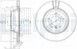 DELPHI Tarcza Ham. Bmw 3 E91 - centralcar - 227,55 RON