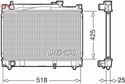 DENSO Radiator, racire motor DENSO DRM47030