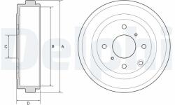 DELPHI Beben Hamulcowy - centralcar - 265,86 RON