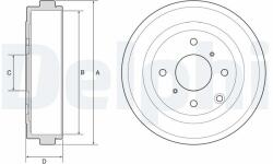 DELPHI Beben Hamulcowy - centralcar - 266,24 RON