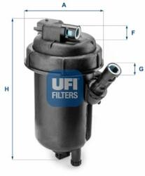 UFI filtru combustibil UFI 55.152. 00 - centralcar