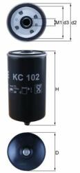 MAHLE filtru combustibil MAHLE KC 102 - centralcar
