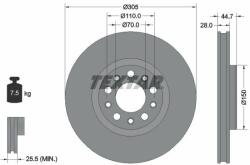 TEXTAR Disc frana TEXTAR 92326305 - centralcar