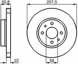 Bosch Disc frana BOSCH 0 986 478 512
