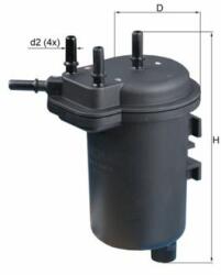 MAHLE Filtr Paliwa Renault - centralcar - 123,17 RON