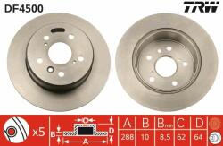 TRW Disc frana TRW DF4500 - centralcar