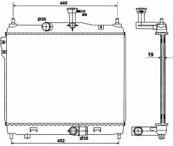 NRF Radiator, racire motor NRF 53169