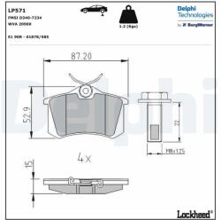 DELPHI KLOCKI HAM - centralcar - 57,60 RON