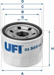 UFI Filtru ulei UFI 23.565. 00