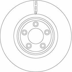 TRW Disc frana TRW DF6223S - centralcar