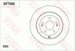 TRW Disc frana TRW DF7996 - centralcar