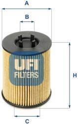 UFI Filtru ulei UFI 25.017. 00