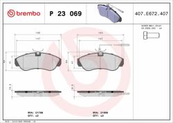 BREMBO BRE-P23069