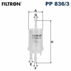 FILTRON filtru combustibil FILTRON PP 836/3 - centralcar