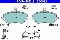 ATE set placute frana, frana disc ATE 13.0470-2892.2 - centralcar