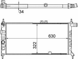 MAHLE Chlodnica Wody - centralcar - 306,30 RON