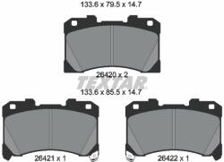 TEXTAR set placute frana, frana disc TEXTAR 2642001 - centralcar