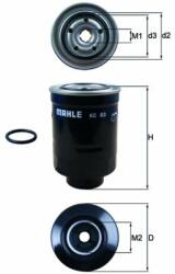 MAHLE Filtr Paliwa Toyota - centralcar - 74,28 RON