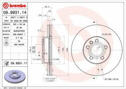 BREMBO Bre-09.9931. 11