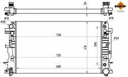NRF Radiator, racire motor NRF 53833A - centralcar