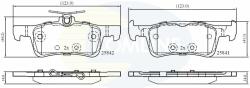 COMLINE set placute frana, frana disc COMLINE - centralcar - 89,03 RON