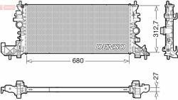 DENSO Radiator, racire motor DENSO DRM20118