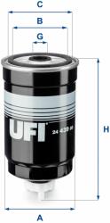 UFI filtru combustibil UFI 24.439. 00