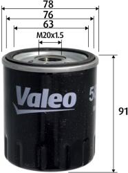 VALEO Filtru ulei VALEO 586156 - centralcar