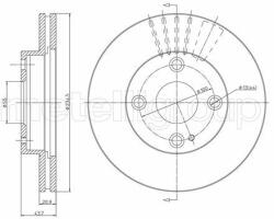 METELLI Disc frana METELLI 23-0668C