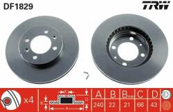 TRW Disc frana TRW DF1829 - centralcar