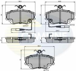 COMLINE set placute frana, frana disc COMLINE - centralcar - 65,05 RON