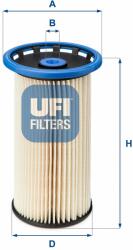 UFI filtru combustibil UFI 26.038. 00 - centralcar