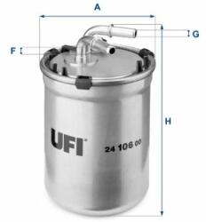 UFI filtru combustibil UFI 24.106. 00 - centralcar