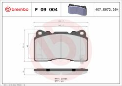 BREMBO BRE-P09004