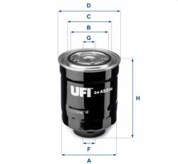 UFI filtru combustibil UFI 24.452. 00