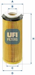 UFI Filtru ulei UFI 25.096. 00