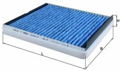 MAHLE Filtr Kabiny Z Weglem Aktywnym Caremetix - centralcar - 157,97 RON