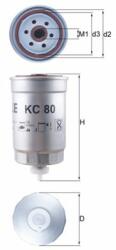 MAHLE Filtr Paliwa Vw - centralcar - 66,12 RON