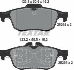 TEXTAR set placute frana, frana disc TEXTAR 2526501 - centralcar