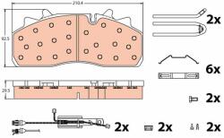 TRW set placute frana, frana disc TRW GDB5095 - centralcar