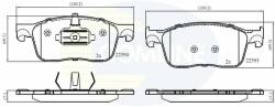 COMLINE set placute frana, frana disc COMLINE - centralcar - 142,98 RON