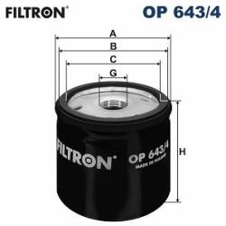 FILTRON Filtru ulei FILTRON OP 643/4 - centralcar