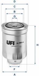UFI filtru combustibil UFI 24.469. 00