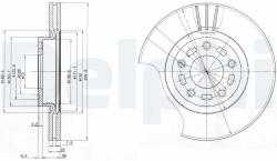 DELPHI Tarcza Ham. Przod - centralcar - 177,48 RON