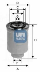 UFI filtru combustibil UFI 24.119. 00