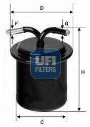UFI filtru combustibil UFI 31.541. 00