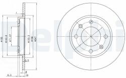 DELPHI Tarcza Ham. Citroen Saxo - centralcar - 76,38 RON